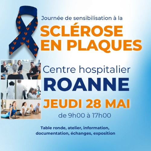 Sclérose en plaques : une journée d’information et d’échanges à Roanne le 28 mai