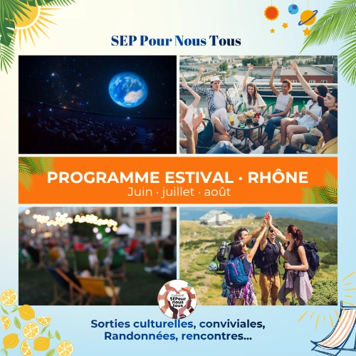 Sclérose en plaques : les activités de l'été 2026 dans le Rhône avec SEP Pour Nous Tous
