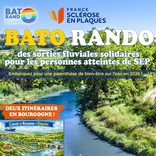 BATO RANDO : des sorties fluviales solidaires pour les personnes atteintes de SEP