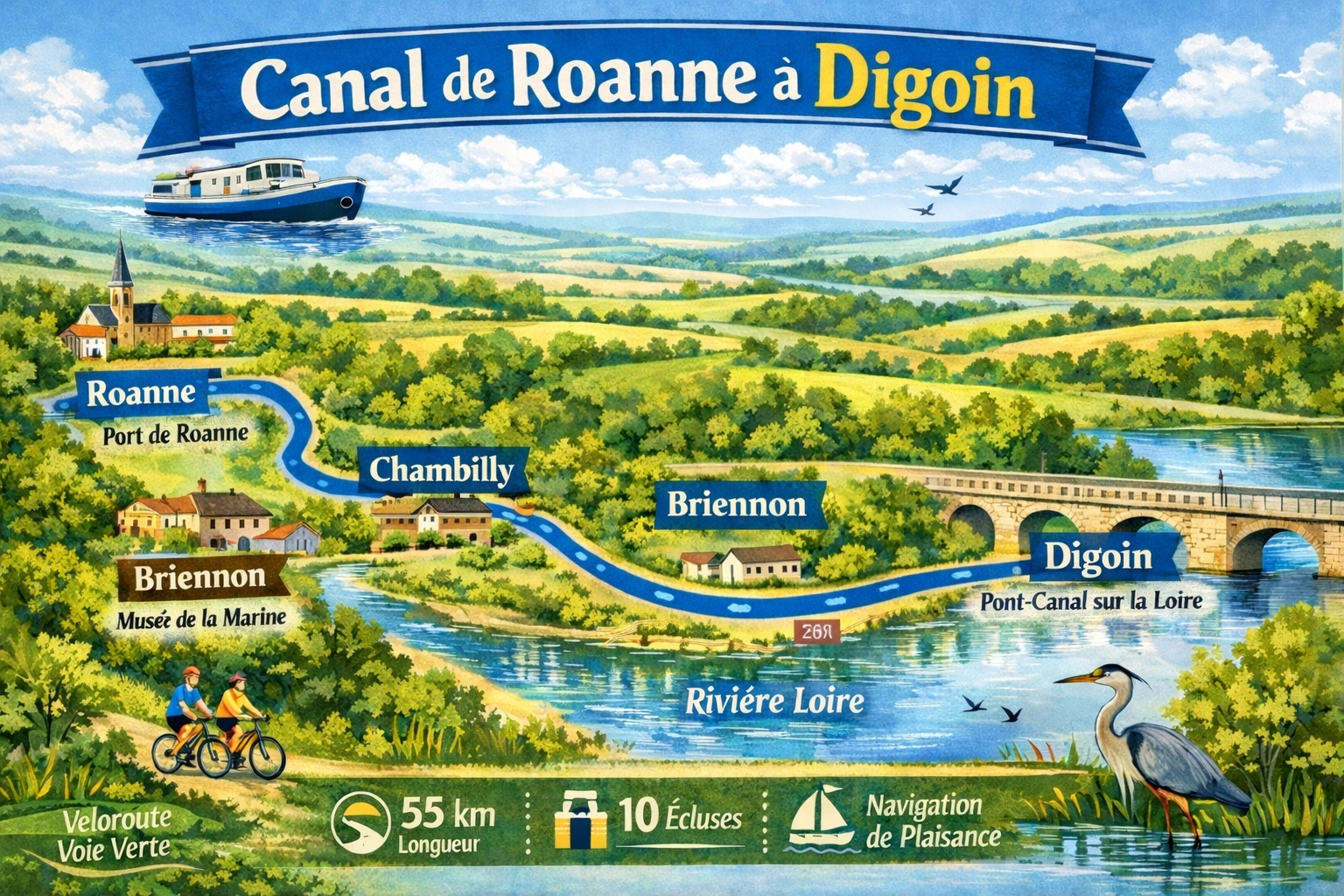Canal de Roanne à Digoin