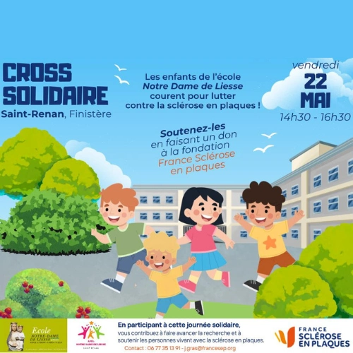 Des élèves de Saint-Renan courent solidaire pour vaincre la SEP