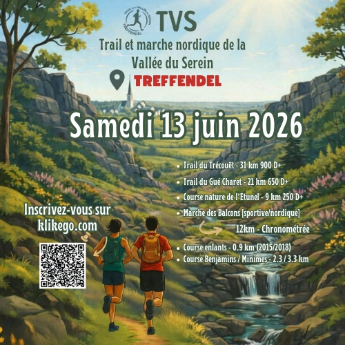 Le Trail et marche nordique de la Vallée du Serein revient à Treffendel le 13 juin 2026