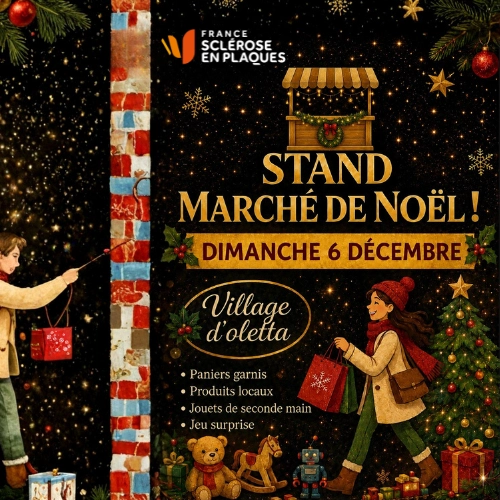 Marché de Noël à Oletta : un stand solidaire au profit de France SEP