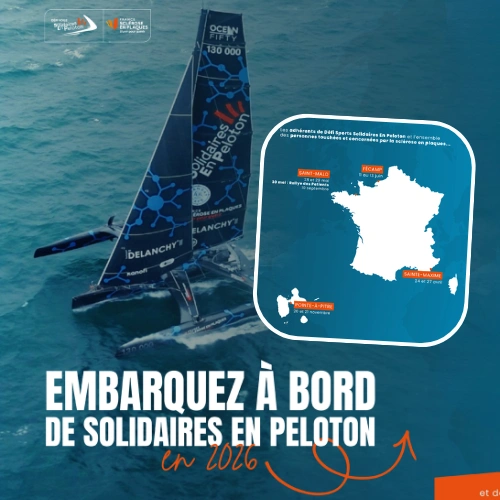 Sorties en mer 2026 : embarquez avec le trimaran du Défi Voile contre la SEP