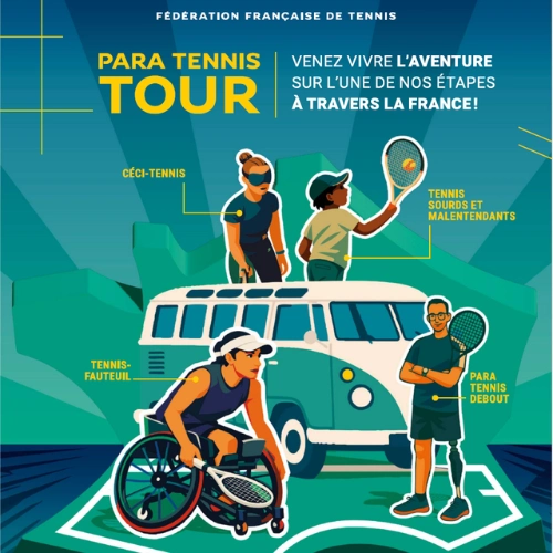 Para Tennis Tour : une tournée nationale inclusive qui fait étape partout en France
