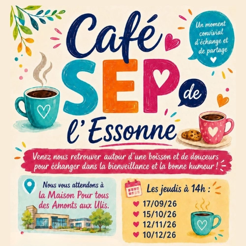 Café SEP aux Ulis : un temps d’échange pour les personnes concernées par la SEP