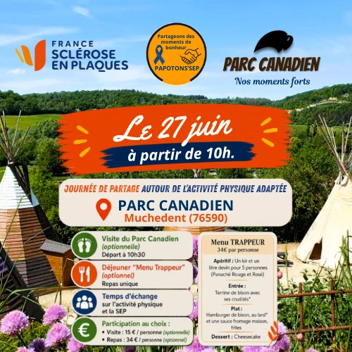 Journée SEP et activité physique adaptée au Parc Canadien de Muchedent