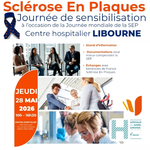 Journée de sensibilisation à la SEP au centre hospitalier de Libourne