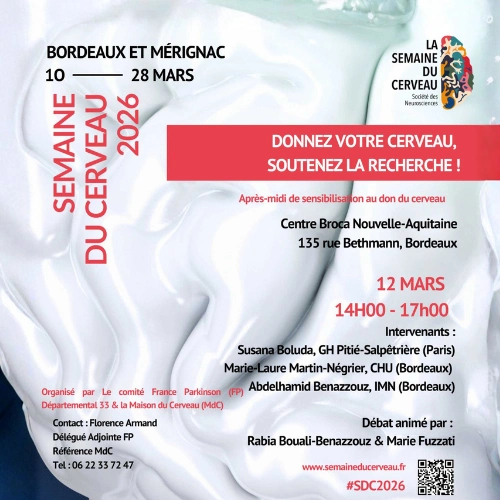 Semaine du cerveau Bordeaux - Mérignac 2026