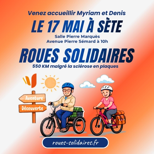 À Sète, l’arrivée émouvante du défi vélo Roues Solidaires