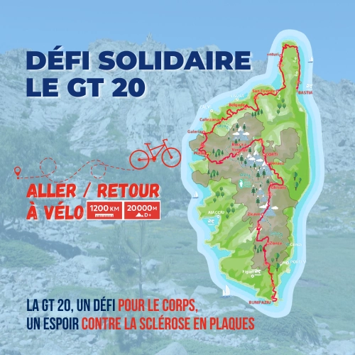 Défi solidaire : 1 200 km à vélo pour soutenir la lutte contre la sclérose en plaques