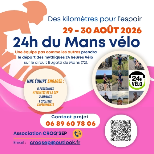 KMS : des kilomètres pour l'espoir aux 24 heures Vélo du Mans 2026