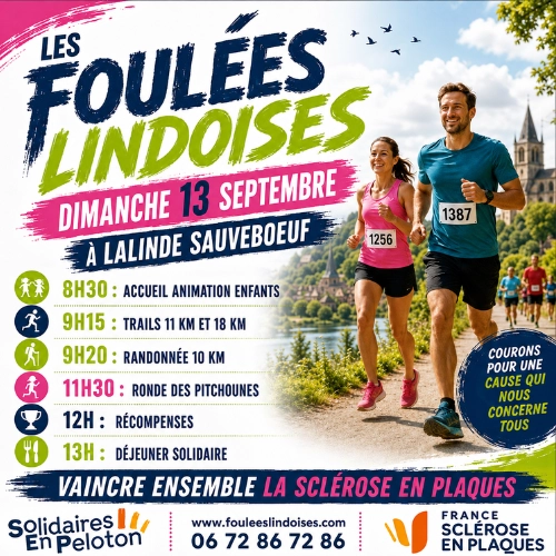 Les Foulées Lindoises 2026 : courir contre la sclérose en plaques