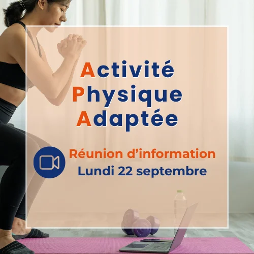 Activité physique adaptée - réunion en visio le 22 septembre