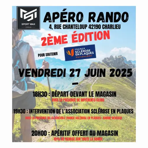 Apéro Rando - Sport, partage et solidarité à Charlieu