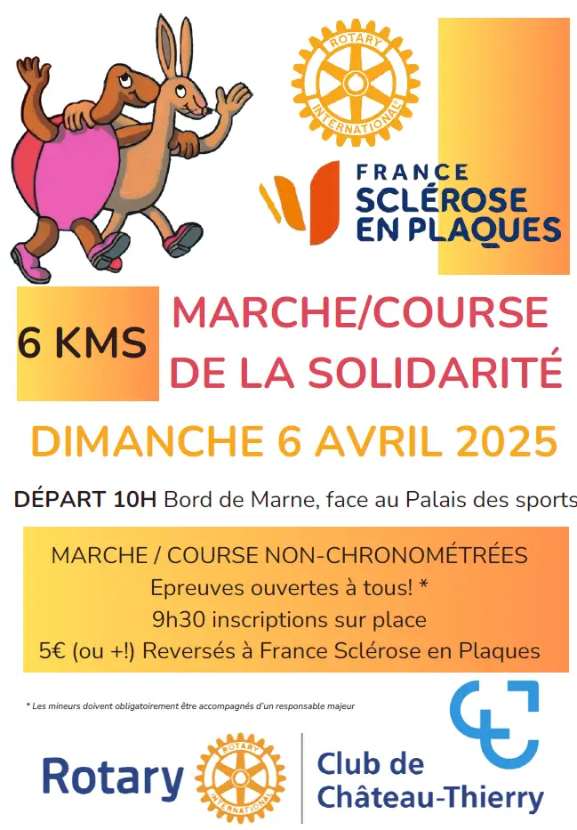 Marche-Course de la solidarité à Château-Thierry