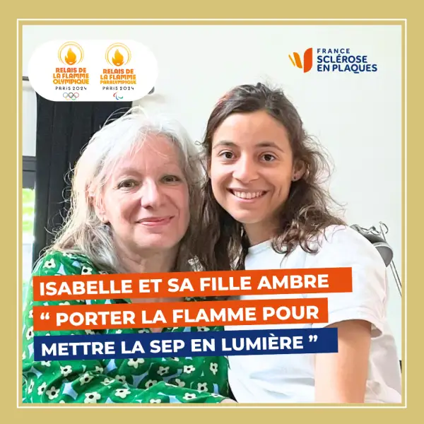 Isabelle portera la flamme olympique avec sa fille Ambre à Compiègne