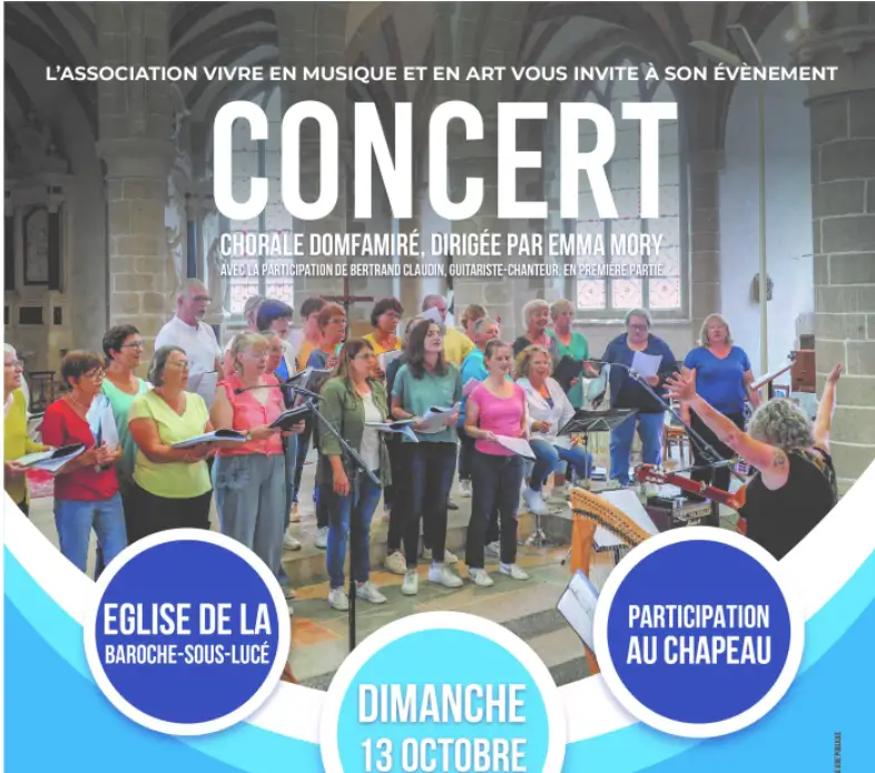 13 oct : Concert solidaire à Baroche sous Lucé - 61