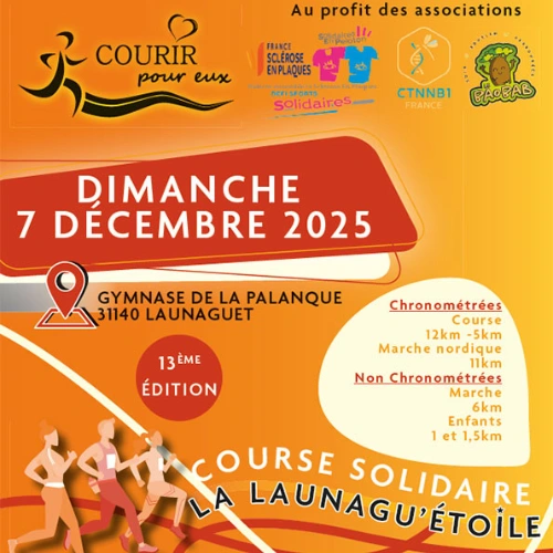 Course solidaire la Launagu'Étoile 2025