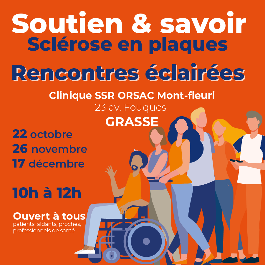 Rencontres éclairées : soutien et savoir autour de la SEP à Grasse