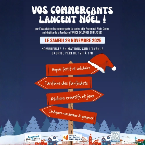 Argenteuil : vos commerçants lancent Noël en fanfare !
