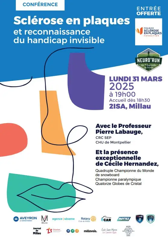 SEP et handicap invisible, une conférence sur le sujet à Millau