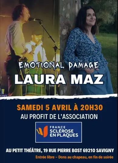 Concert solidaire : Laura Maz en live à Savigny - 69