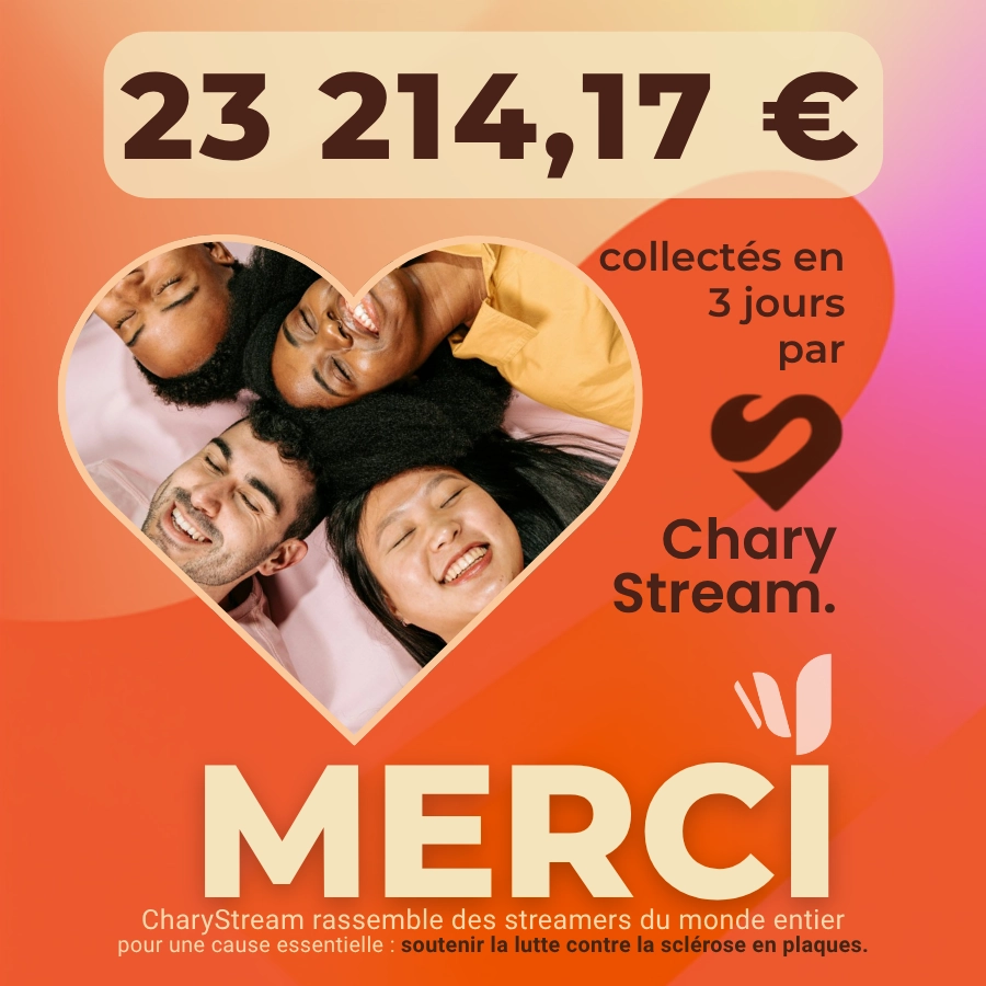 CharyStream : 23 214,17 € collectés en trois jours