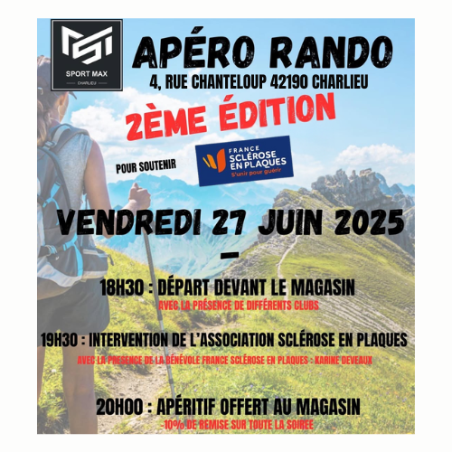 Apéro Rando - Sport, partage et solidarité à Charlieu